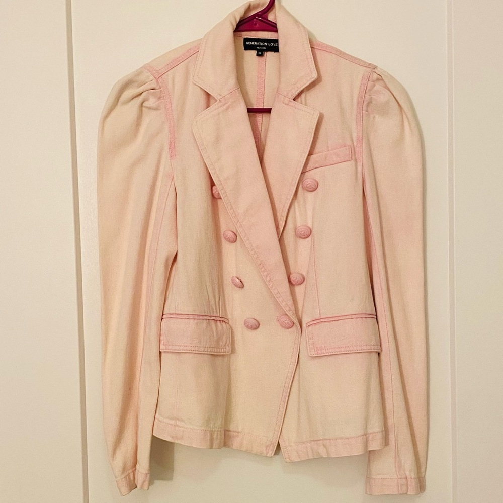 Generation Love New York puff sleeve blazer size XS
